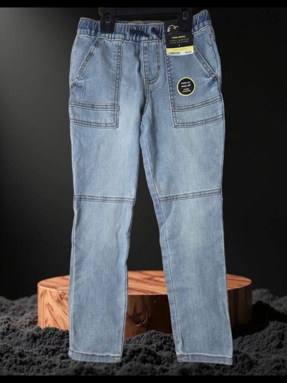 art class Light Blue‎ Elastic-Waist Kids Jeans